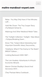 Mobile Screenshot of maitre-marabout-voyant.com